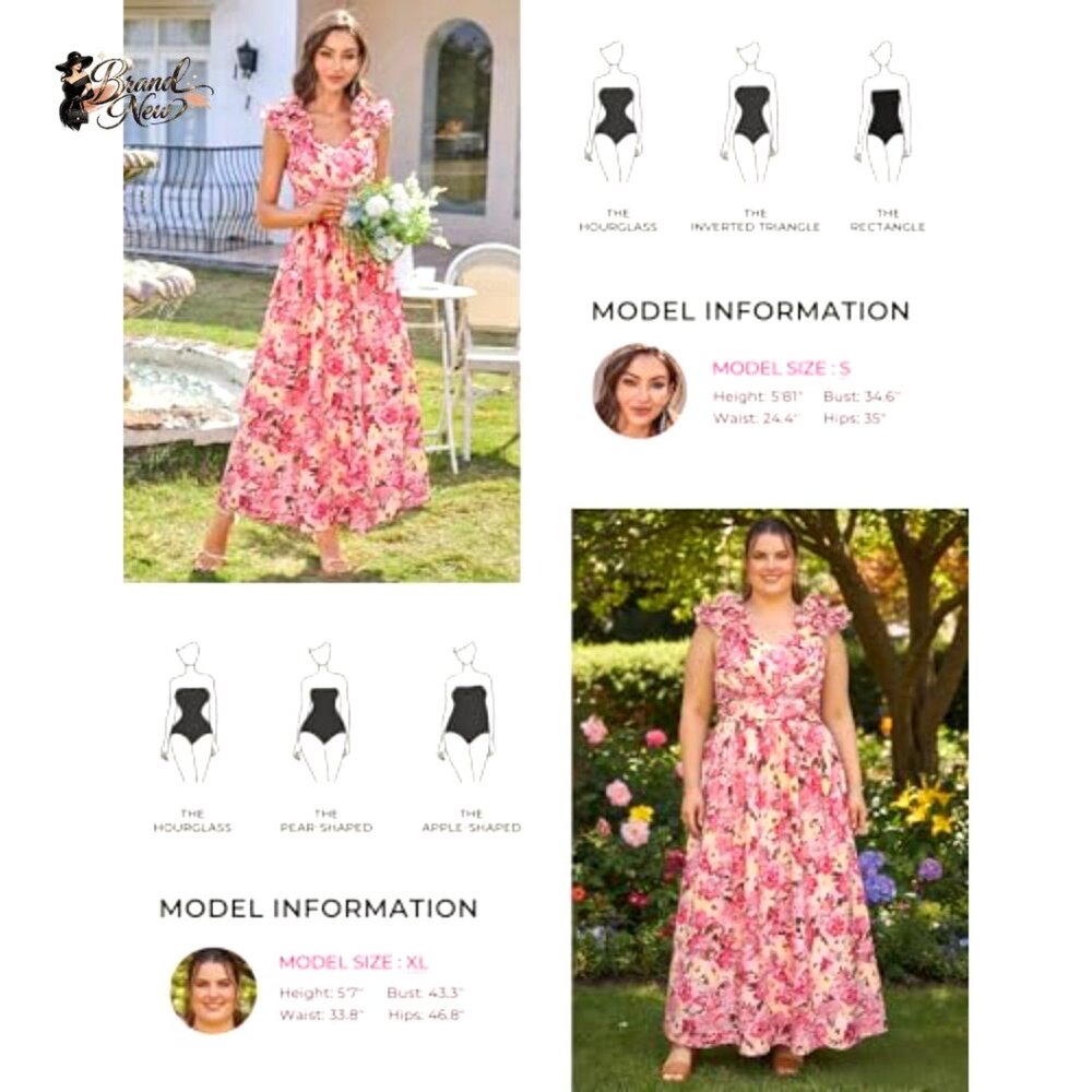 Polyester Elastane Sleeveless Flowy Sundress With… - image 4